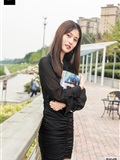 SIW Sven Media 049 Black tulle Long sleeve neck ribbon Dress - Zhen Zhen(9)